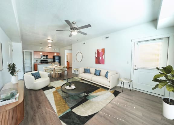 The Boulevard Model Living Room