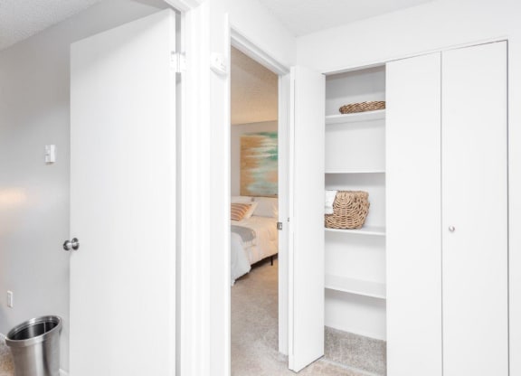 Fox Pointe Apartments Hallway and Closet Space