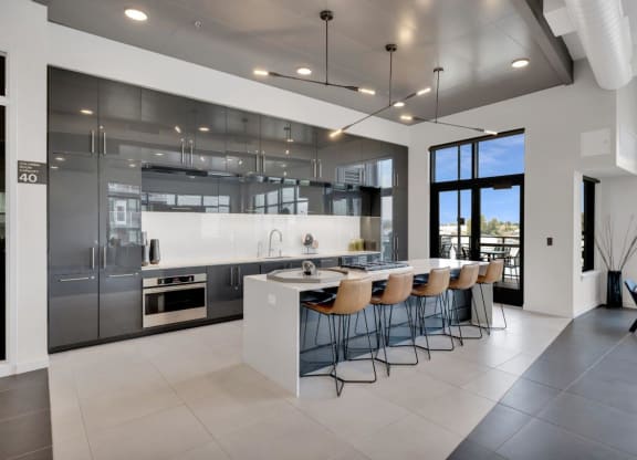 Harbor Sky Clubhouse Kitchen