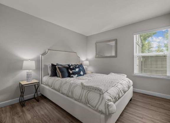 Hazel Ranch Apartments in Fair Oaks, California Model Bedroom