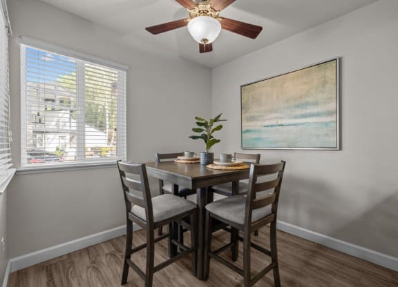 Hazel Ranch Apartments in Fair Oaks, California Model Dining Room