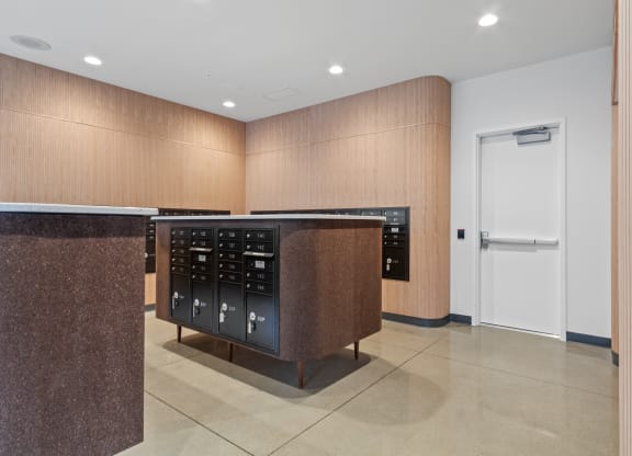 The Warren Apartments Mail Room