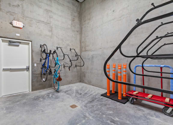 The Warren Apartments Bike Storage Room