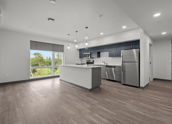 Kitchen at Ironside Apartments, Spokane , WA