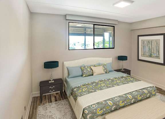 Master Bedroom at Lake Tower, Idaho, 83814