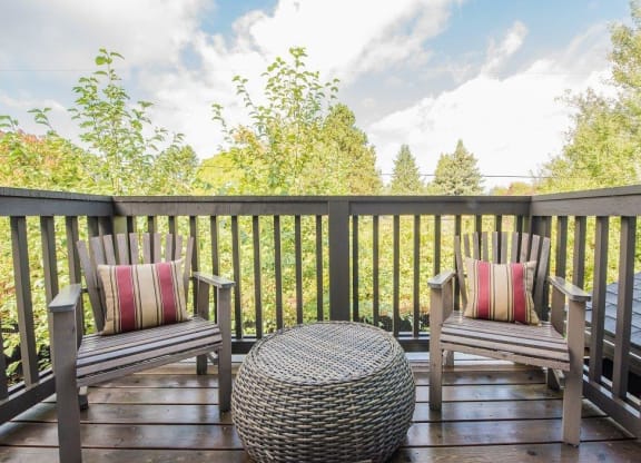 Latitude Apartments and Townhomes Private Balcony