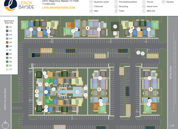 Lenox Bayside Site Map