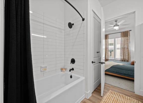 Bathroom With Bathtub at Lenox Burnet, Texas
