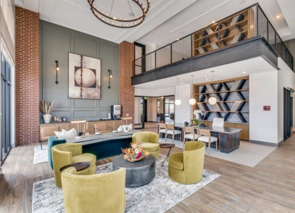 Lenox Cooper Apartments in Arlington, Texas Clubhouse Lounge