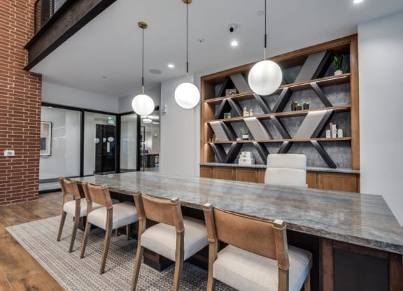 Lenox Cooper Apartments in Arlington, Texas Clubhouse Lounge