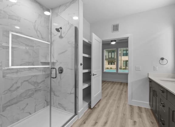 Lenox Katy Crossing Bathroom with Walk-In Shower