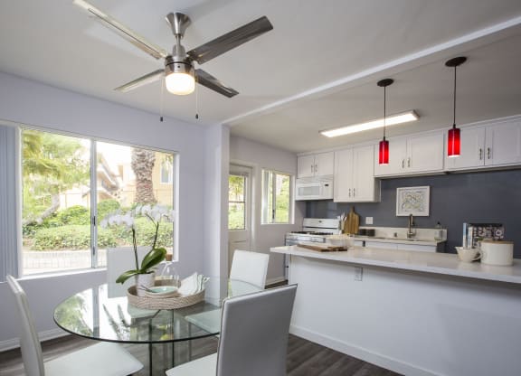 Marine View Apartments Model Dining Room