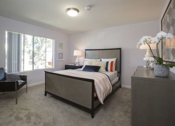 Marine View Apartments Model Bedroom