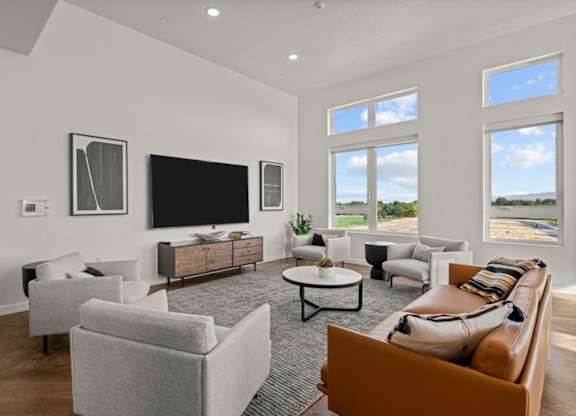 Meritage West Apartment Homes in Boise, Idaho Clubhouse Lounge
