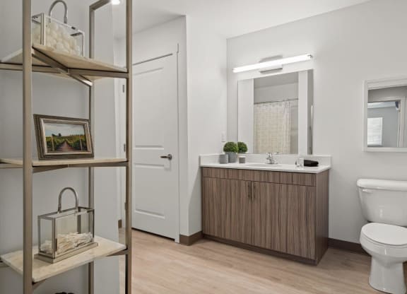 Mill Creek Apartments Model Bathroom