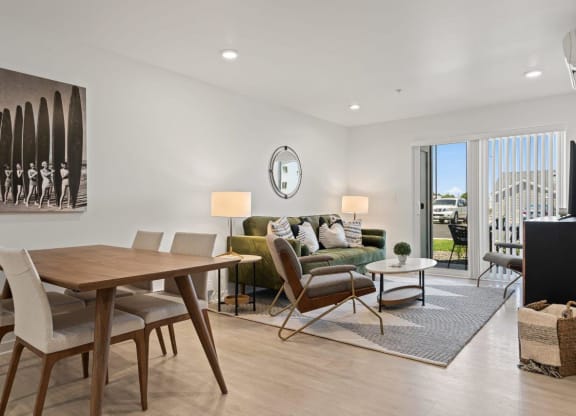 Mill Creek Apartments Dining Area and Living Room