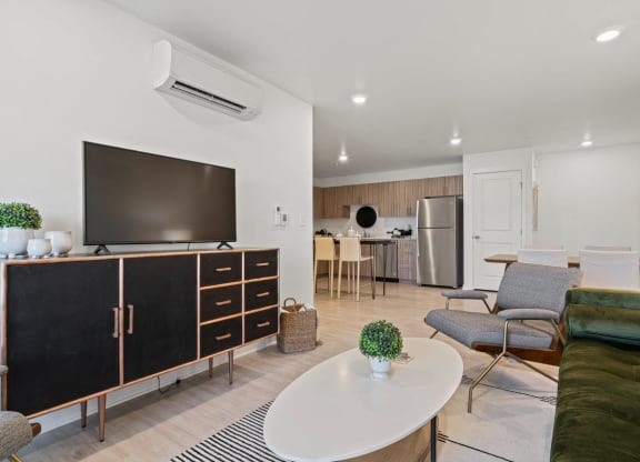 Mill Creek Apartments Model Living Room
