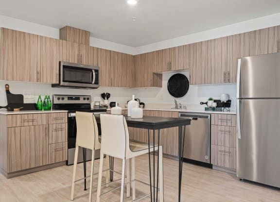 Mill Creek Apartments Model Kitchen