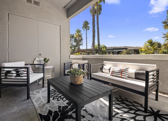 Estancia at Mission Grove Apartments Patio Furniture