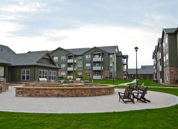 North Gate Apartment Homes Exterior and Firepit