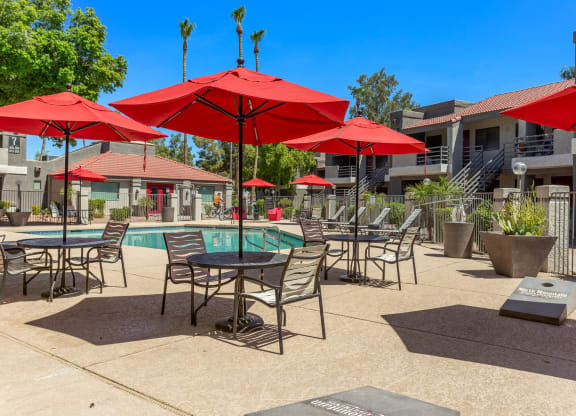 North Mountain Village Pool Area with Seating