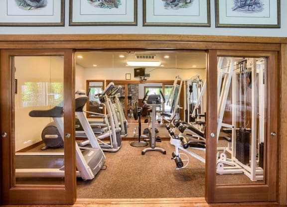 Ridgewood Fitness Center with Weight and Cardio Machines