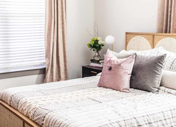 Skye Suwanee Town Center Apartments in Suwanee, Georgia Model Bedroom