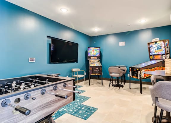 Skye Suwanee Town Center Apartments in Suwanee, Georgia Game Room