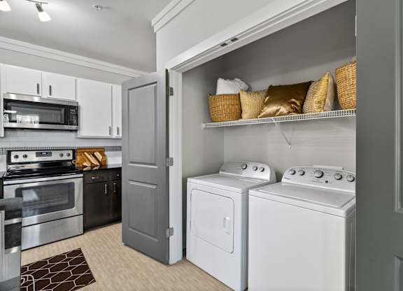 Axis at Watters Creek Apartments in Allen, Texas In-Home Washer and Dryer