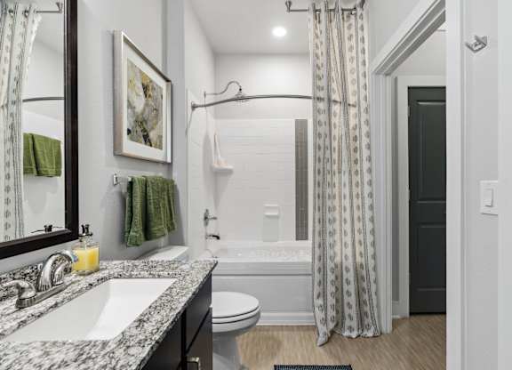Axis at Watters Creek Apartments in Allen, Texas Model Bathroom