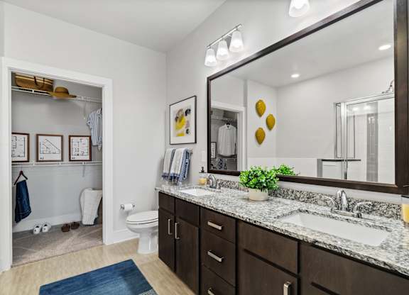 Axis at Watters Creek Apartments in Allen, Texas Model Bathroom