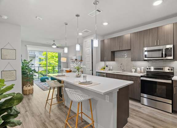 The Standard at Legacy Apartments in San Antonio, Texas Model Kitchen with Island