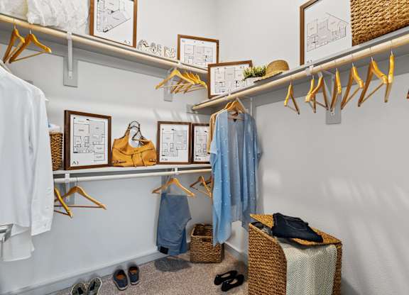Woodlands at the Preserve Apartments in Garland, Texas Walk-In Closet