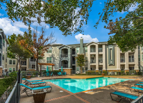 our apartments offer a swimming pool in front of our buildings