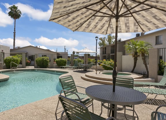 Palm Crest at Station 40 pool