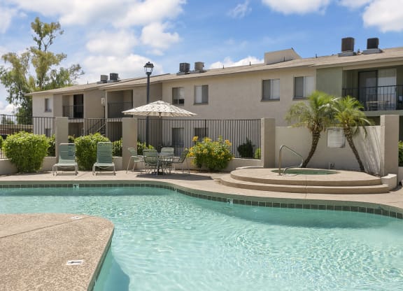 Palm Crest at Station 40 pool