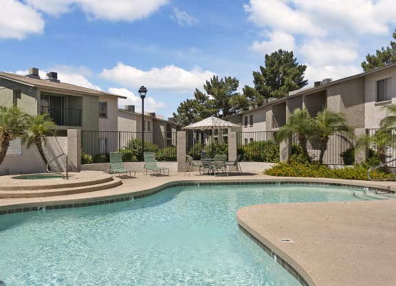 Palm Crest at Station 40 pool