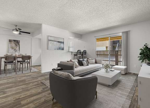 Papago Crossing in Phoenix, Arizona Model Living Room