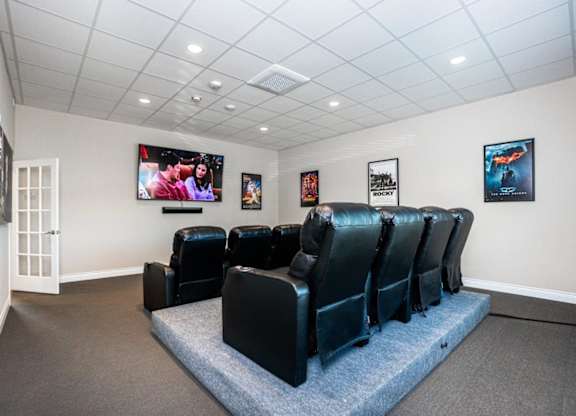 Parkside Apartments in Longview, Texas Theater Room