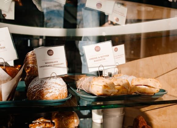Pasteries at a Coffee Shop