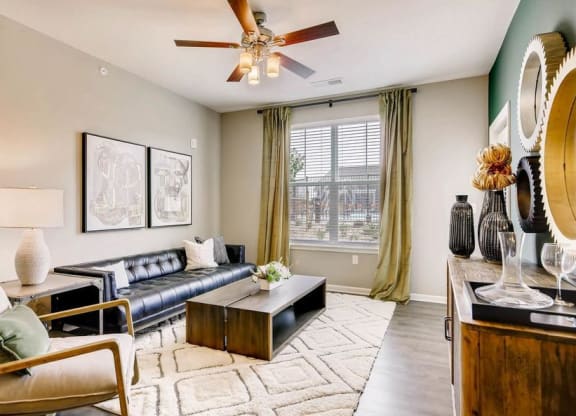 The Ranch at First Creek Apartments Model Living Room