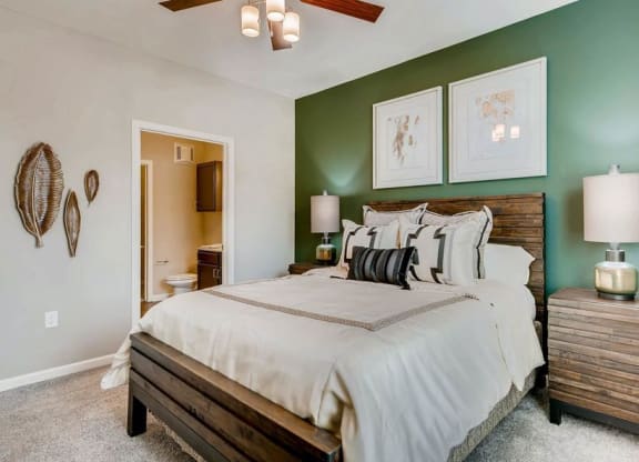 The Ranch at First Creek Apartments Model Bedroom