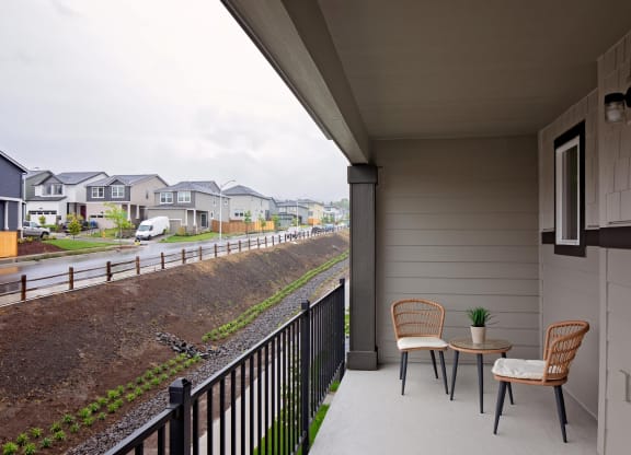 Residences at Butler Creek Private Balcony