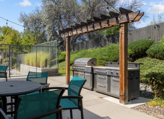 Riverpointe Apartments in Richland, Washington Patio with BBQ