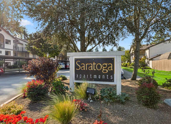 Welcoming Signage at Saratoga, Everett, WA, 98204