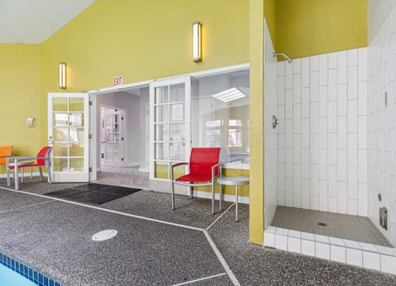 Pool Area With Shower at Saratoga, Everett, 98204