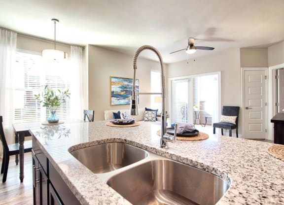 Silver Oaks Model Kitchen with Island