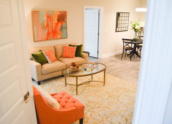 Silver Oaks Model Living Room