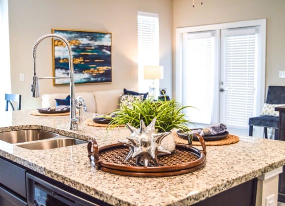 Silver Oaks Model Kitchen with Island