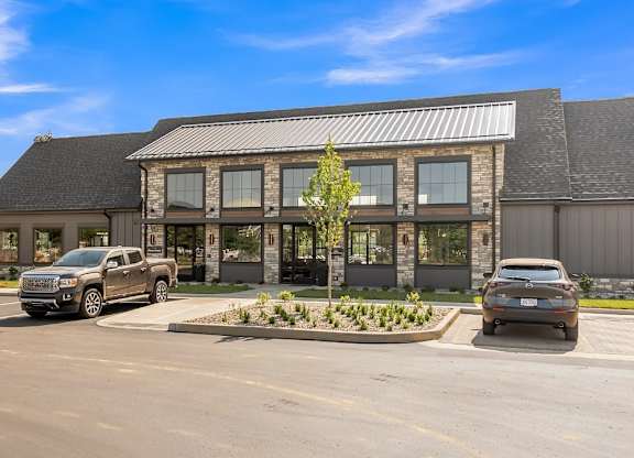 Slate at Fishers District Modern Villas and Townhomes in Fishers, Indiana Exterior